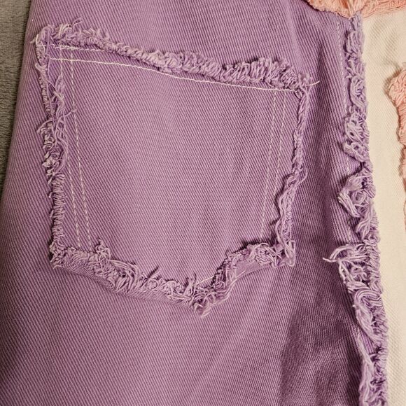 Colorful Natalie Pre-owned Jeans Pastel Color Block Colorful NWT Size 10 Small - Picture 5 of 7